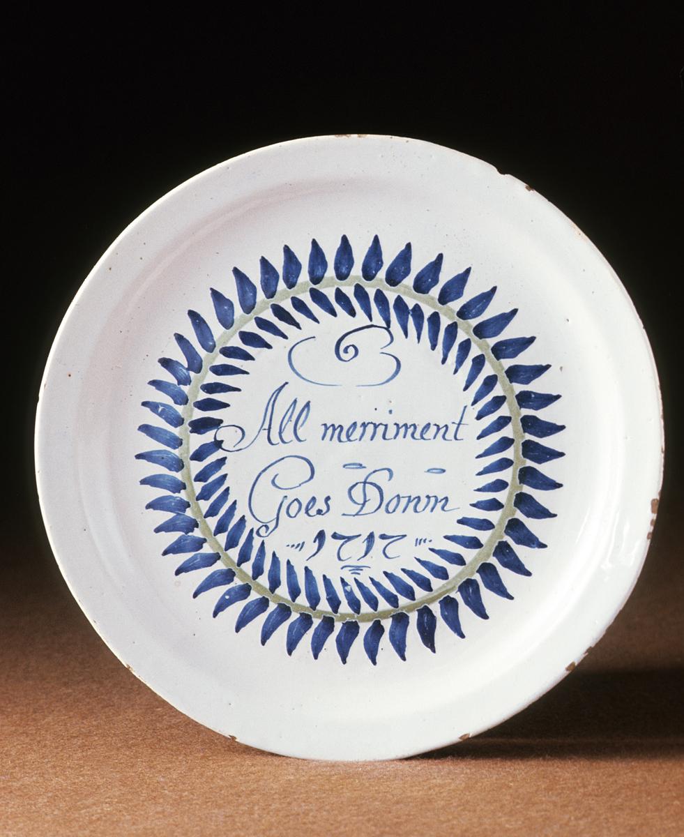 1961.1337.006 Merrry Man Plate