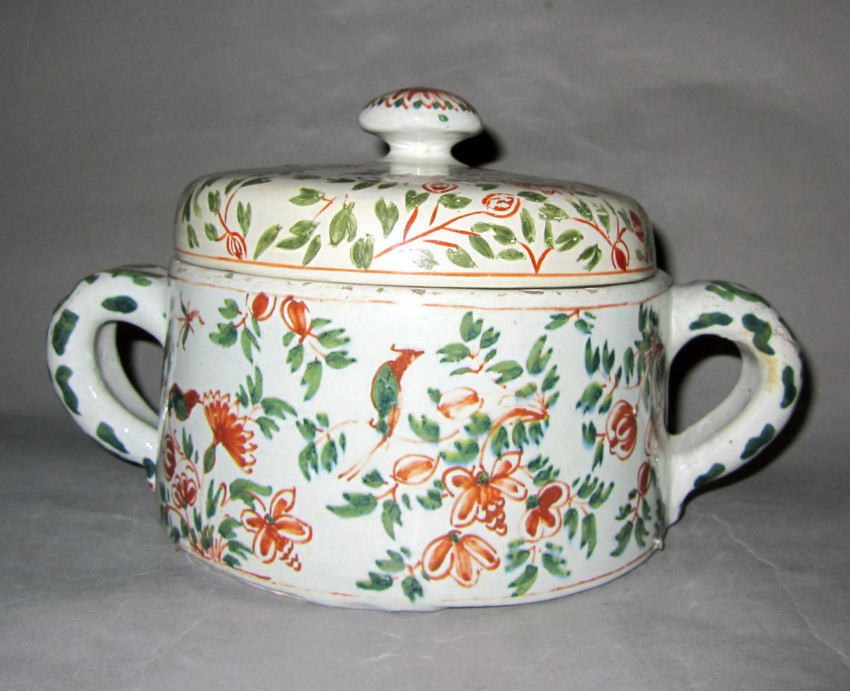 1964.1340 A,B Delft flower container