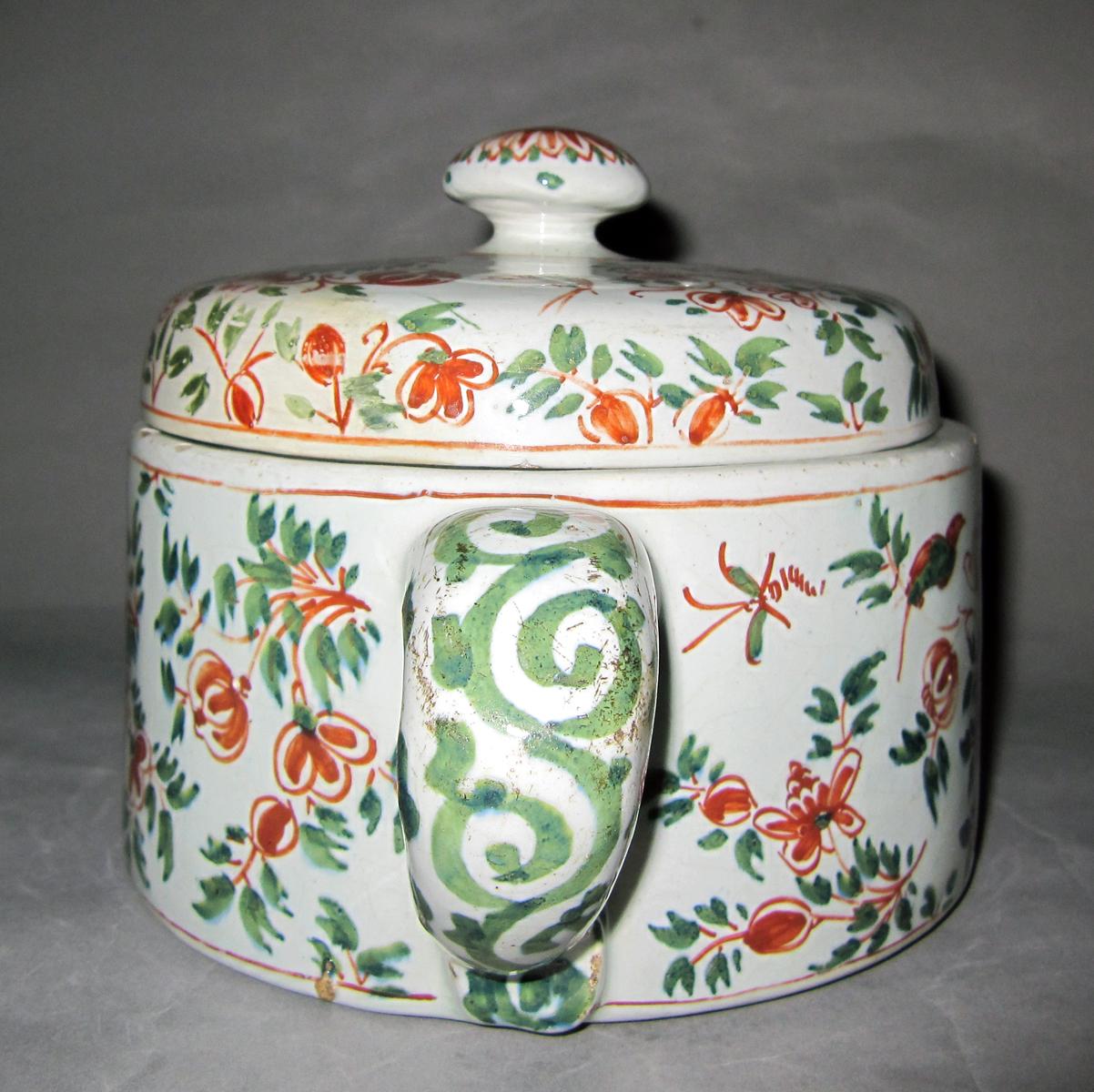 1964.1340 A,B Delft flower container handle