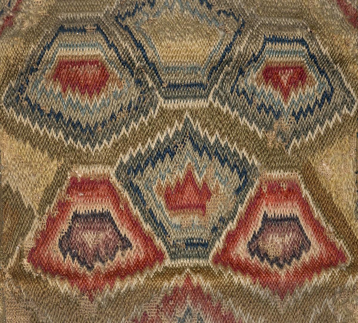 1961.1357 Pocketbook, Pattern Detail