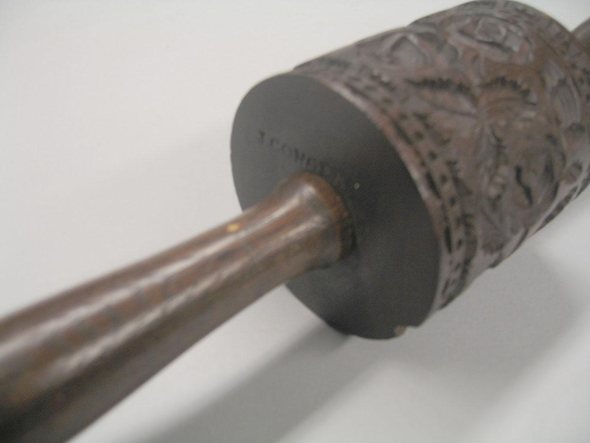 1961.1370 Cookie Mold detail
