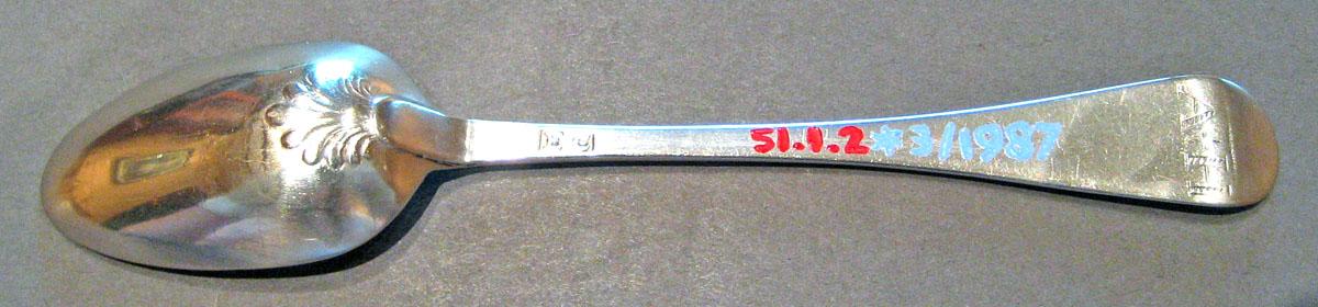 1951.0001.002 Silver Spoon underside