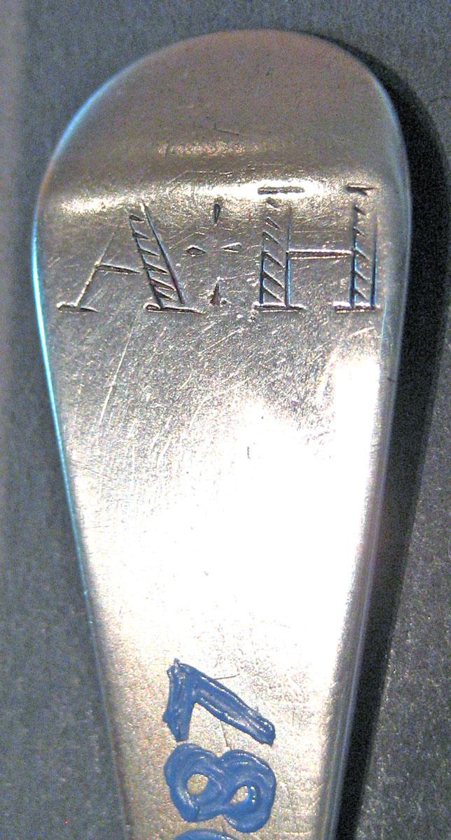 1951.0001.002 Silver Spoon engraving