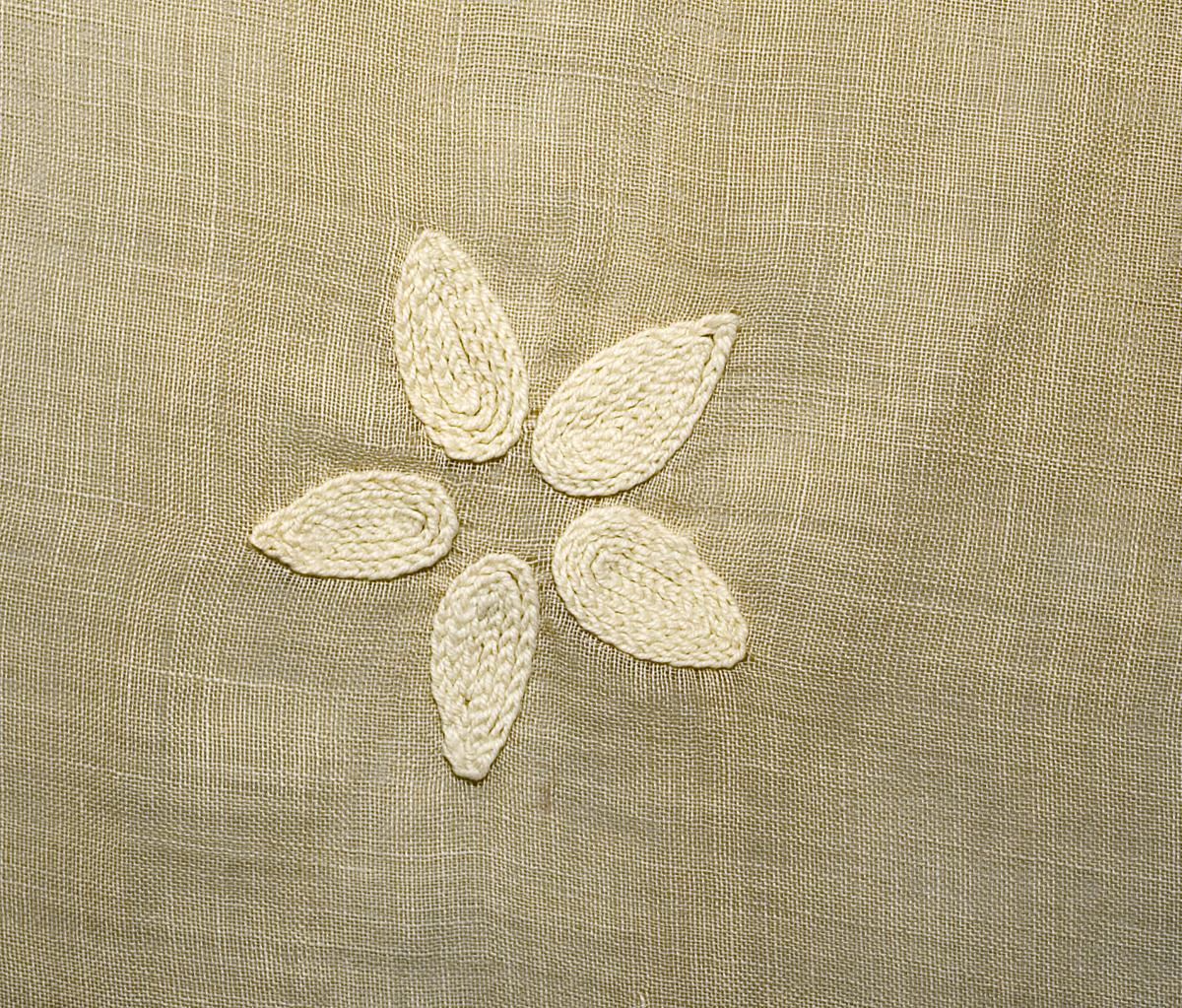1951.0016 A Window Hanging, Valance, Pattern Detail