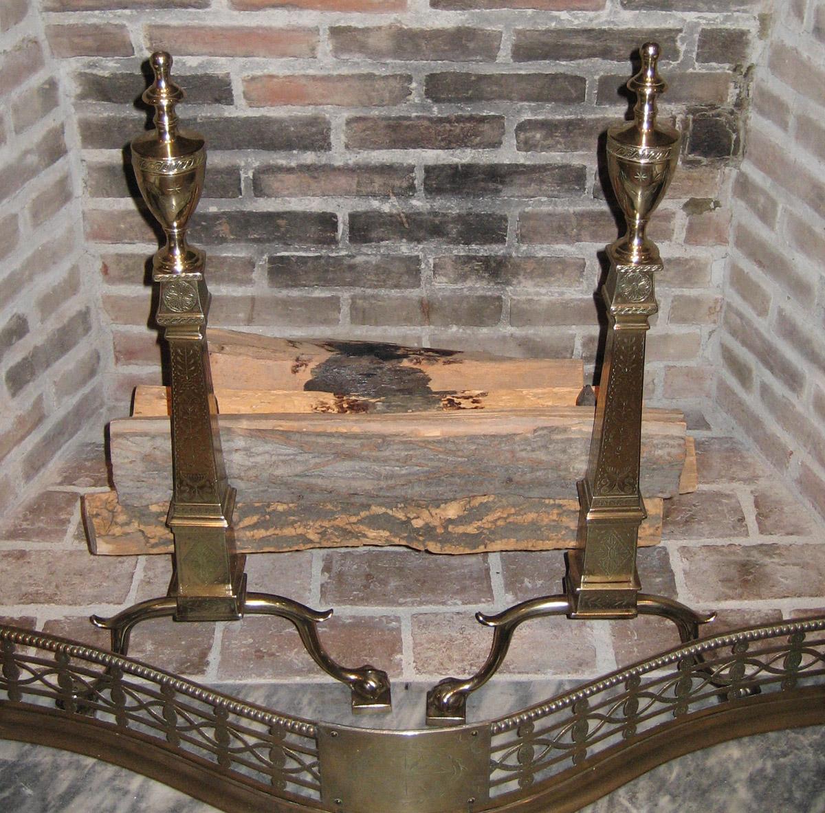 1961.1413.001 and .002 Andirons