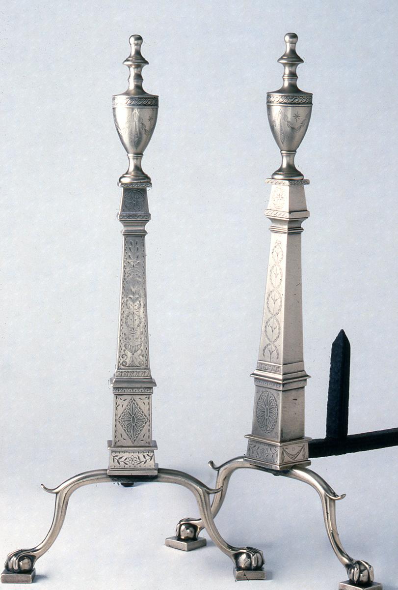 1961.1413.001, .002 Andirons