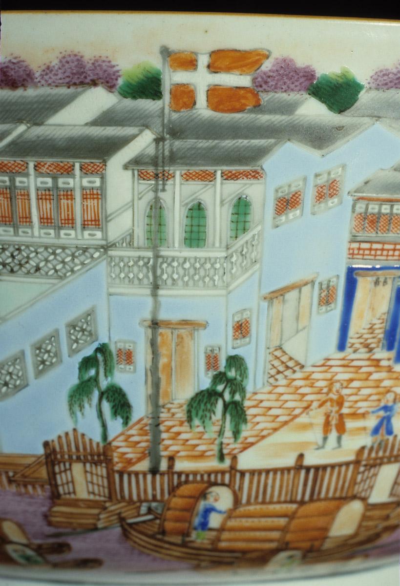 1961.1427 Bowl, Chinese porcelain bowl, detail
