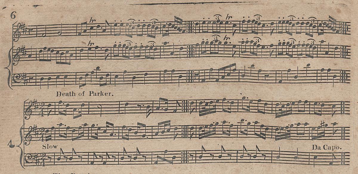 1961.1438 Music Book Page 6, Detail