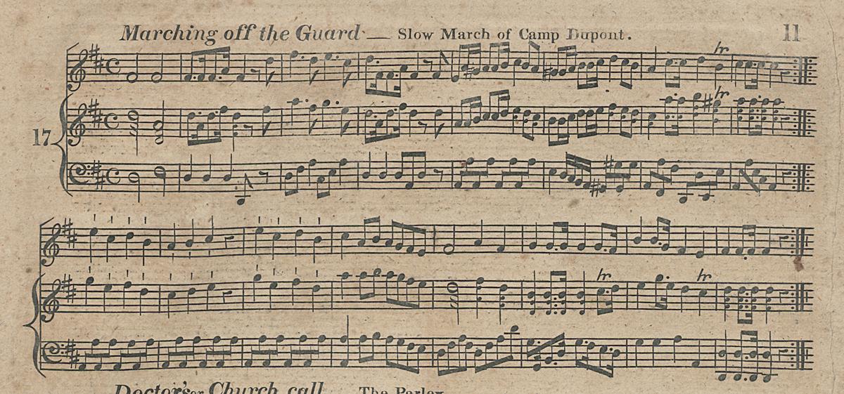 1961.1438 Music Book Page 11, Detail