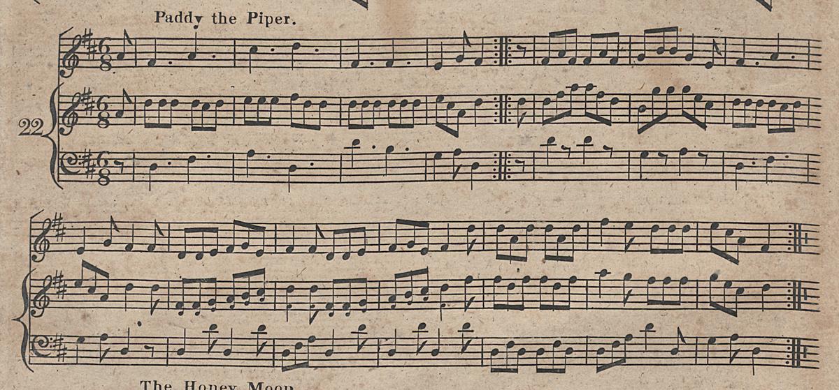 1961.1438 Music Book Page 12, Detail 2