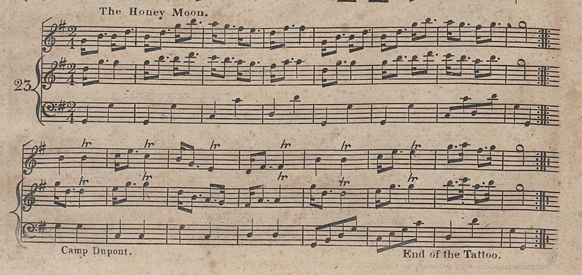 1961.1438 Music Book Page 12, Detail 3