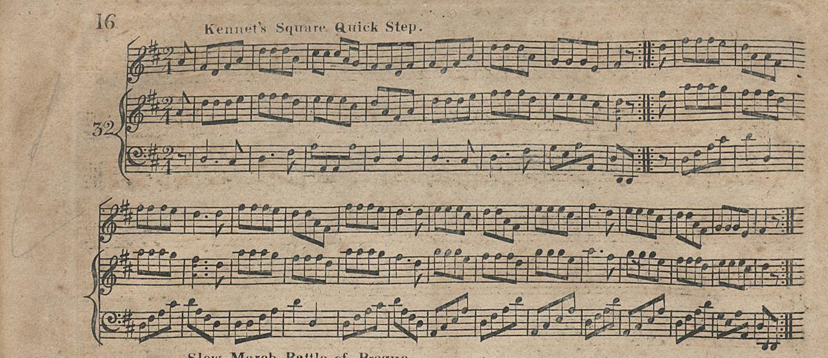 1961.1438 Music Book Page 16, Detail