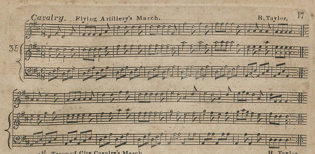 1961.1438 Music Book Page 17, Detail