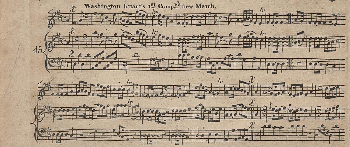 1961.1438 Music Book Page 20, Detail 2