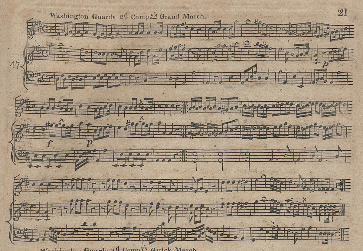 1961.1438 Music Book Page 21, Detail