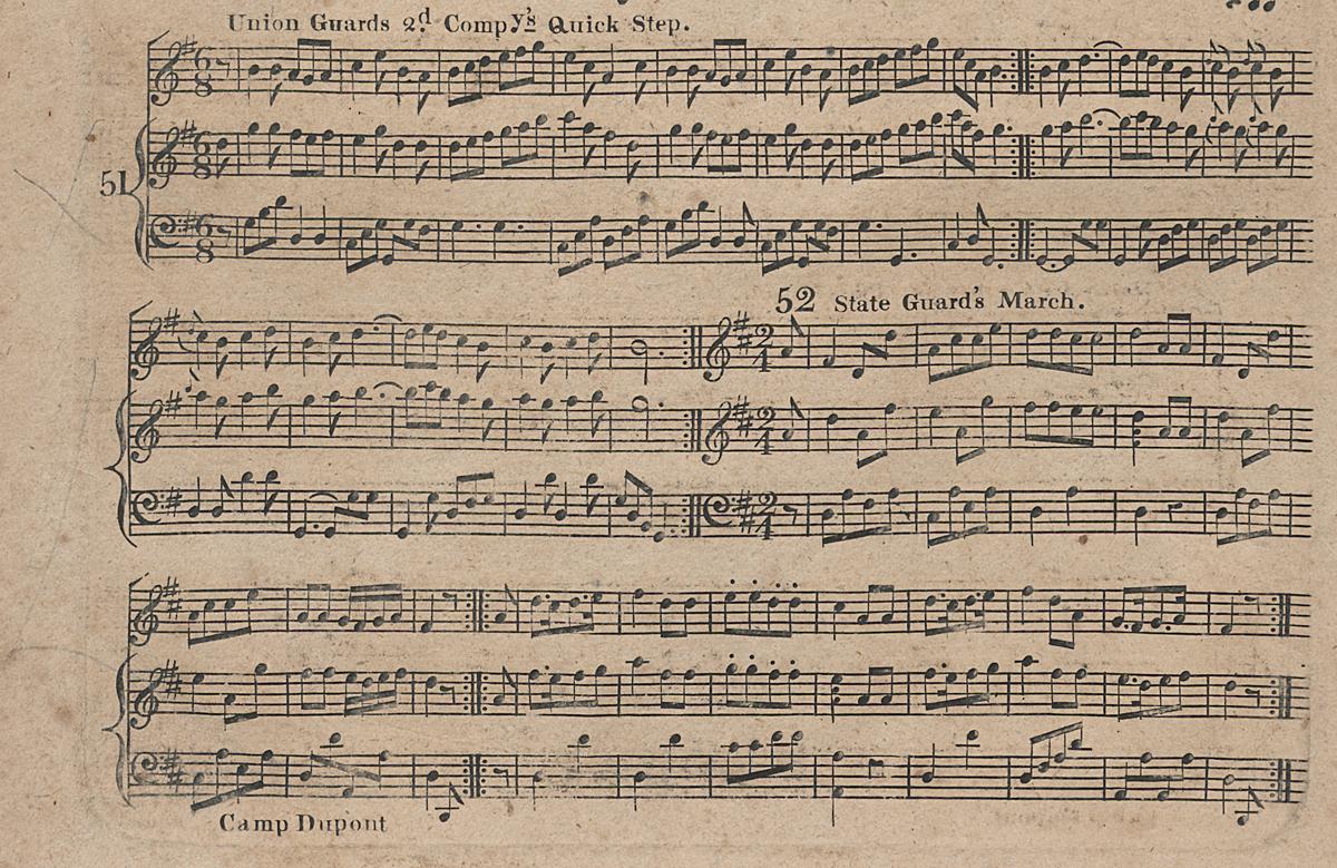 1961.1438 Music Book Page 22, Detail 2