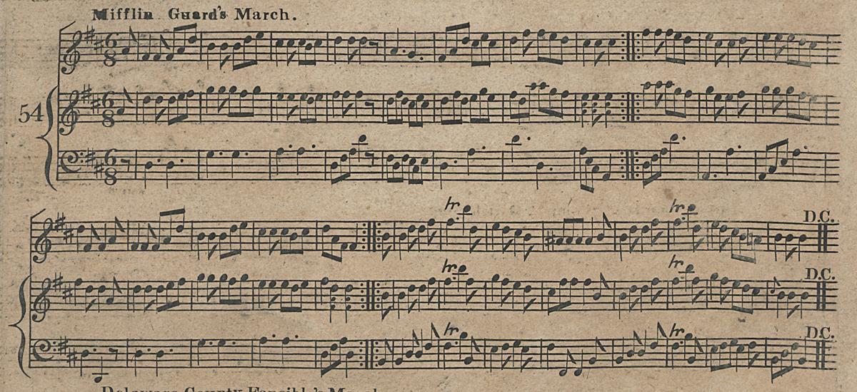 1961.1438 Music Book Page 23, Detail 2