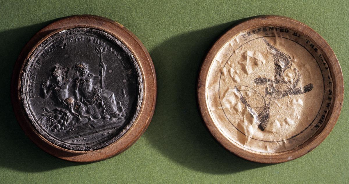 1961.1441 A, B Medal and Box