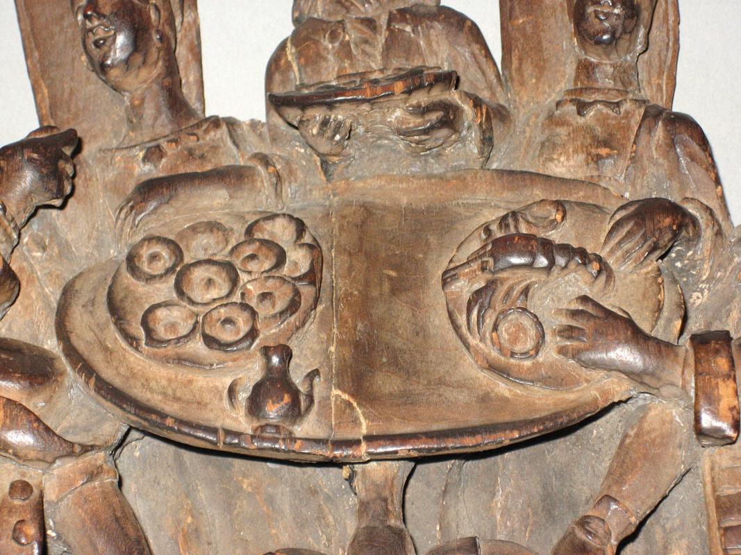 1961.1464 Wood carving detail 1