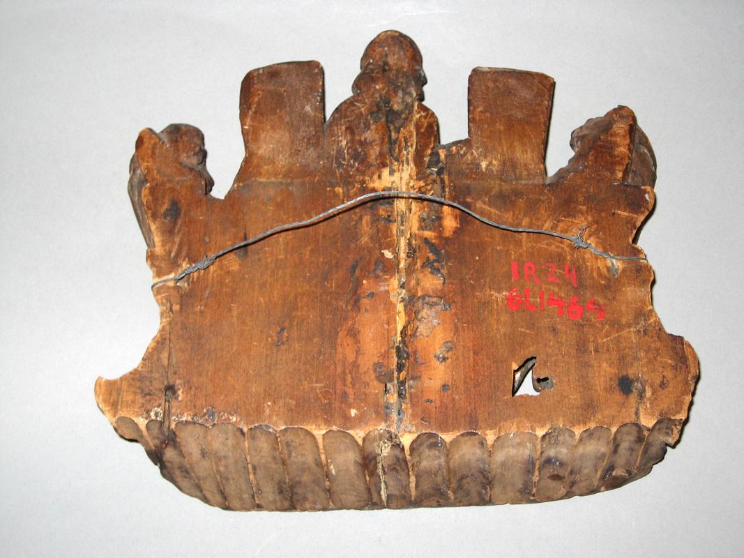 1961.1464 Wood carving underside