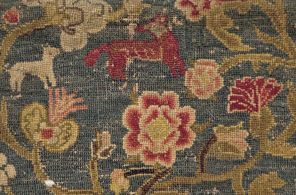 1961.1476 Pocketbook, Pattern Detail