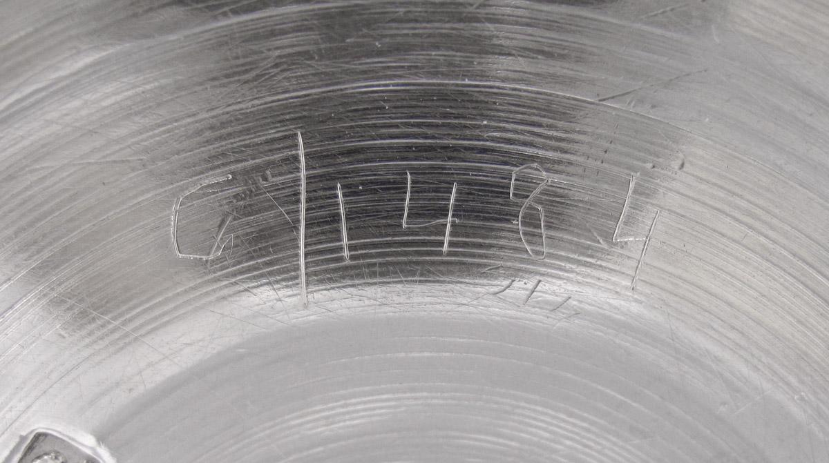1961.1484 Taper stick, inscription 2