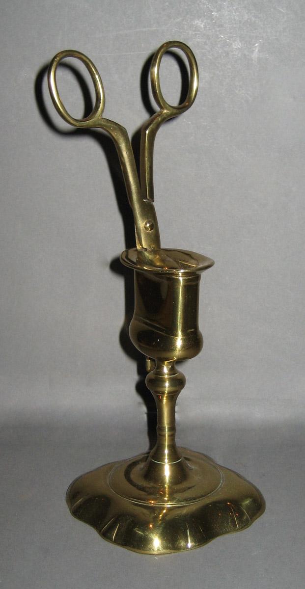 1961.1636 A, B Snuffer and Snuffer Stand