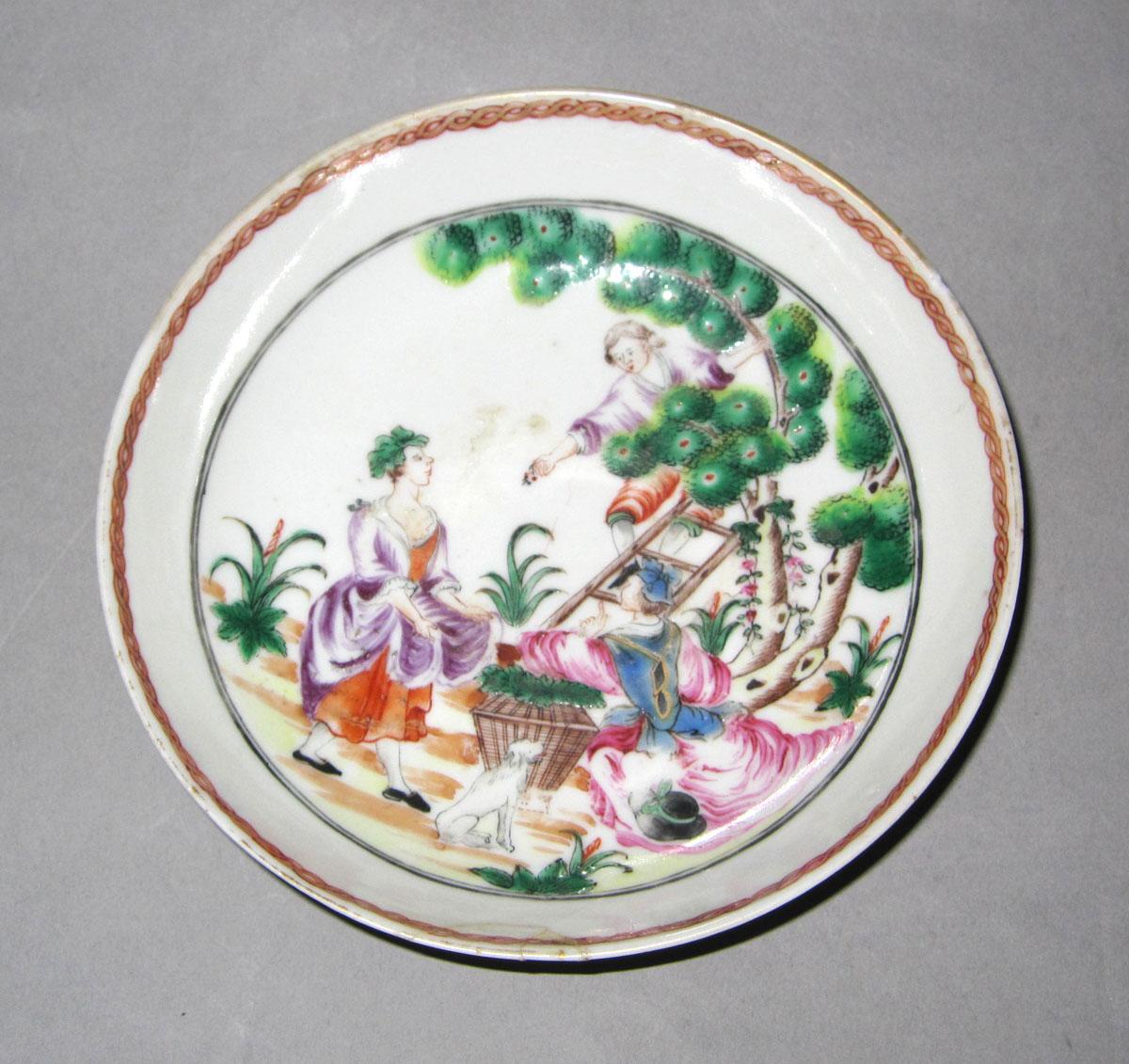 1961.1675 B Porcelain saucer
