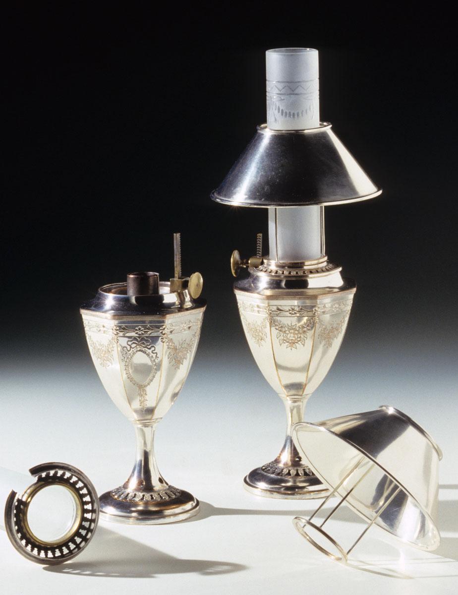 1961.1692.001, 1961.1692.002 Argand Lamp