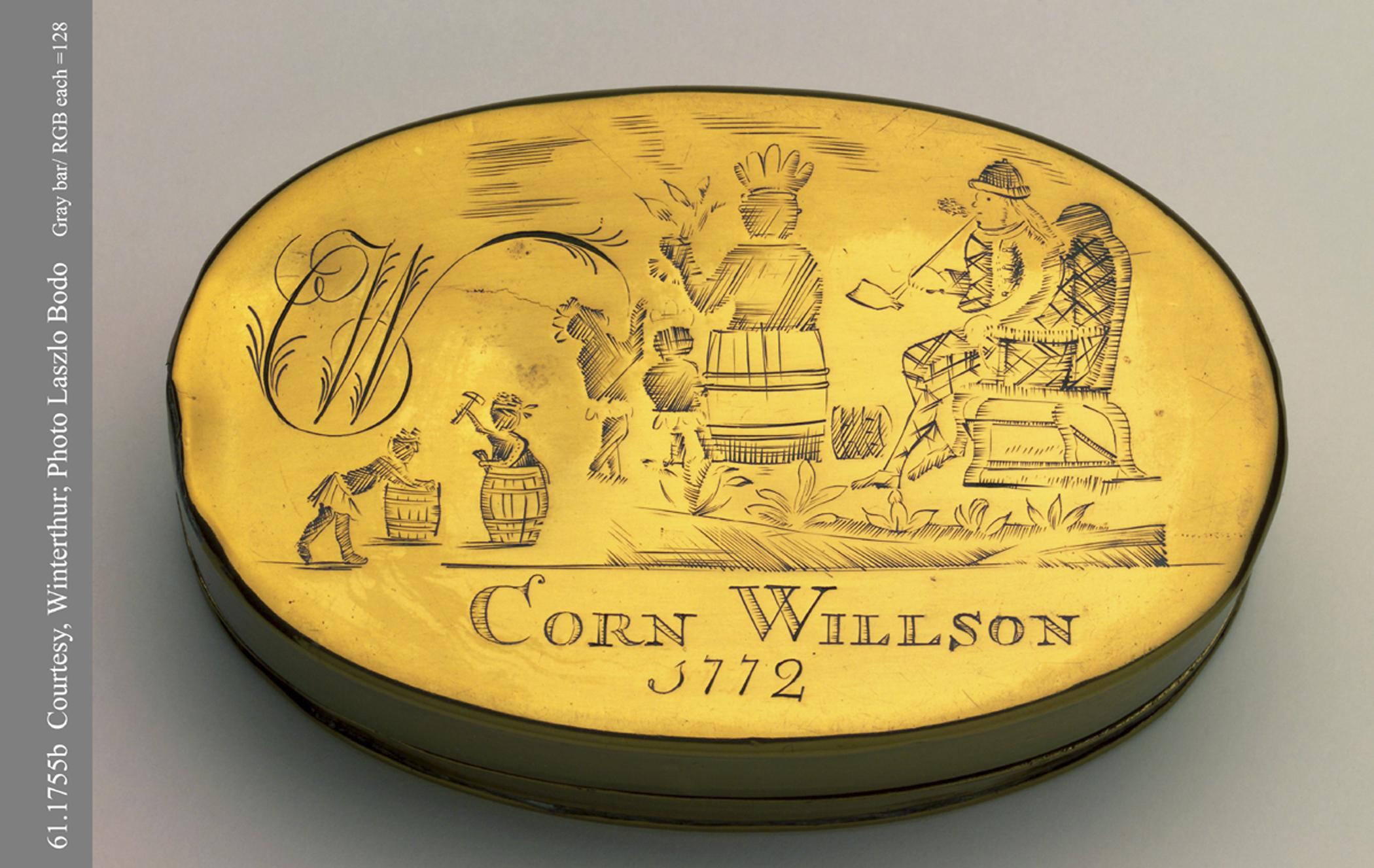 1961.1755 A, B Tobacco Box