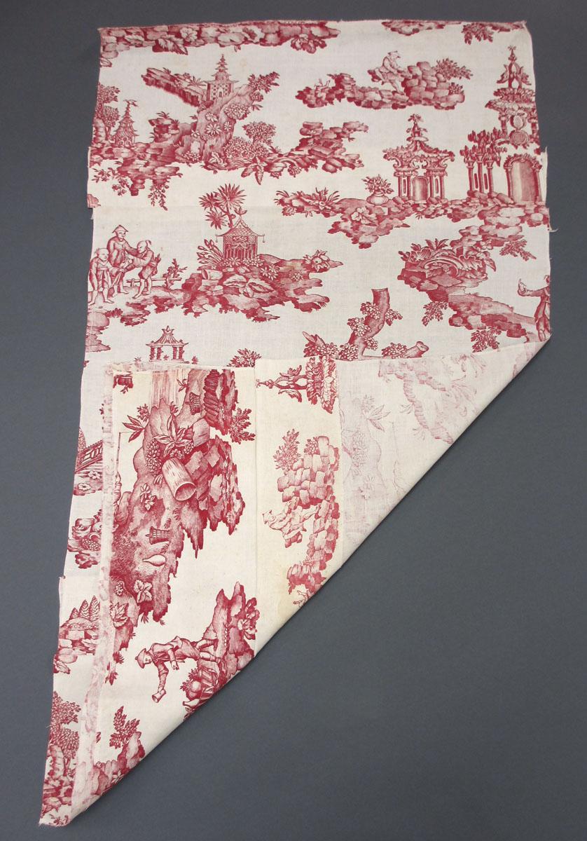 1961.1759 D Textile, printed folded corner