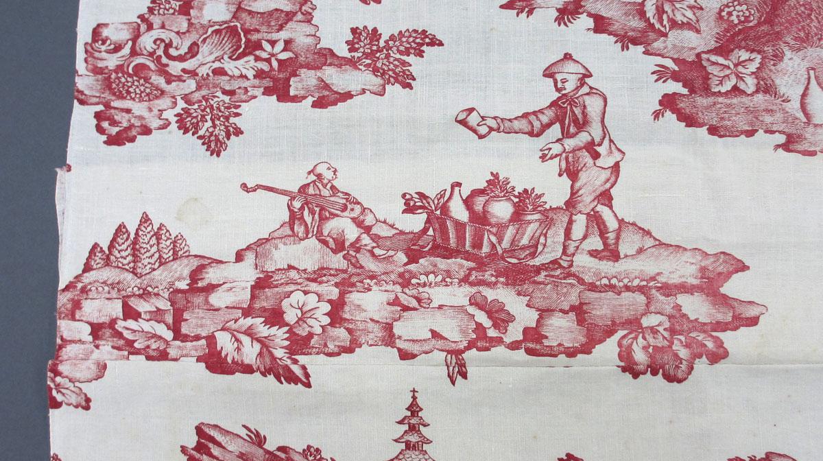 1961.1759 D Textile, printed detail 2