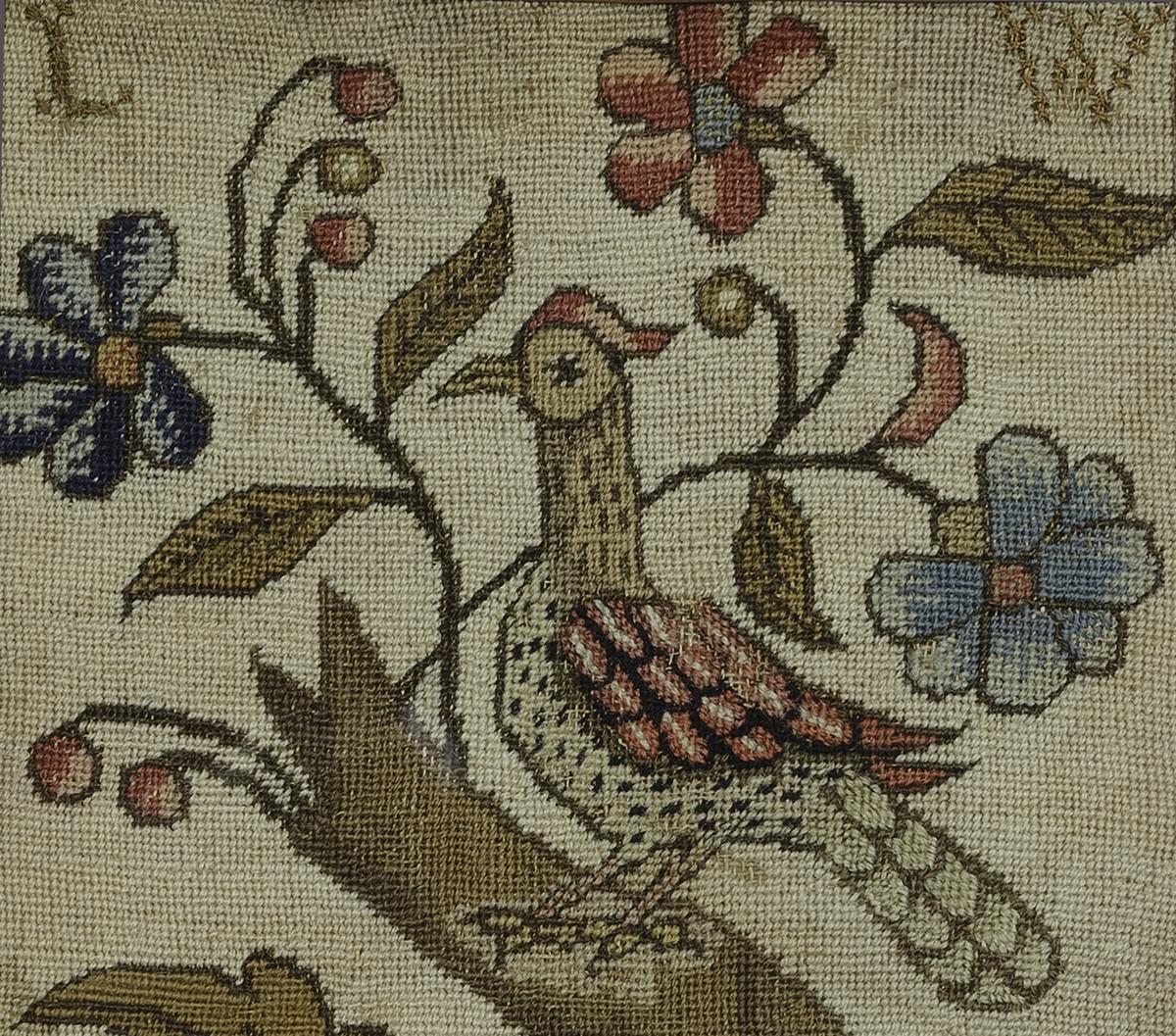 1961.1779 A Needlework Picture, Detail