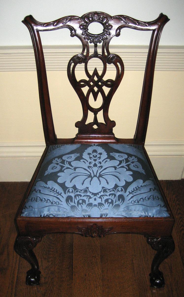 1962.0019.002 Chair and unnumbered slip seat view 2