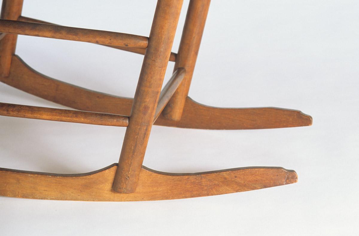 1962.0020 Chair, detail 3, after conservation treatment