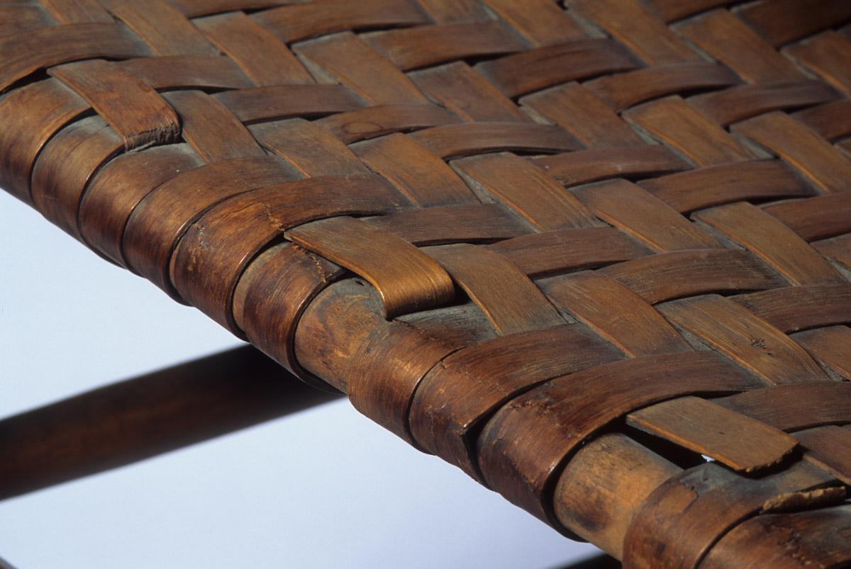 1962.0020 Chair, detail 4, after conservation treatment