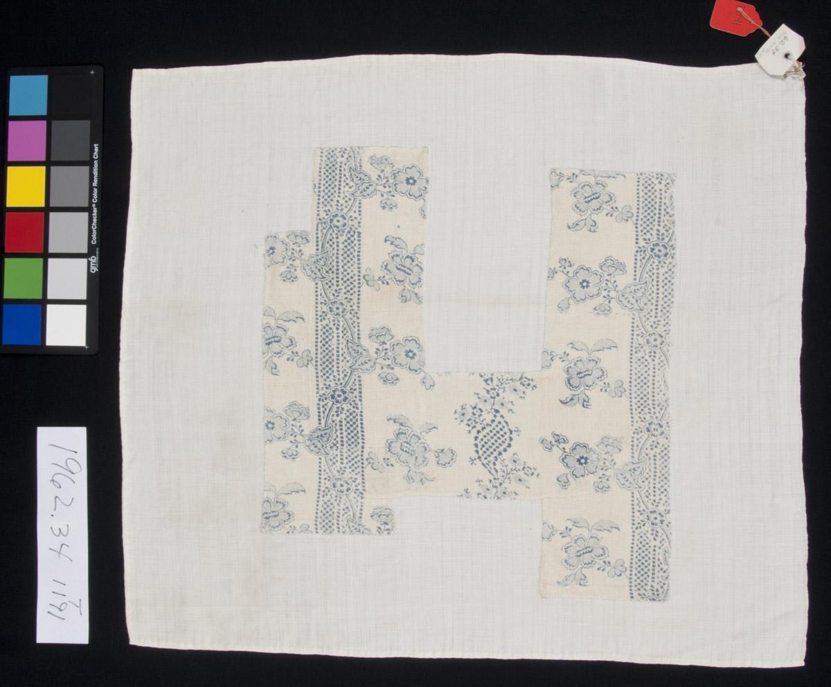1962.0034 Textile, printed, view 1