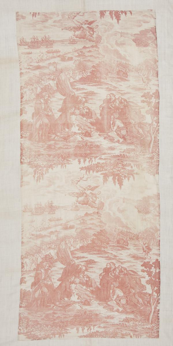 1962.0035 Textile, printed, view 1