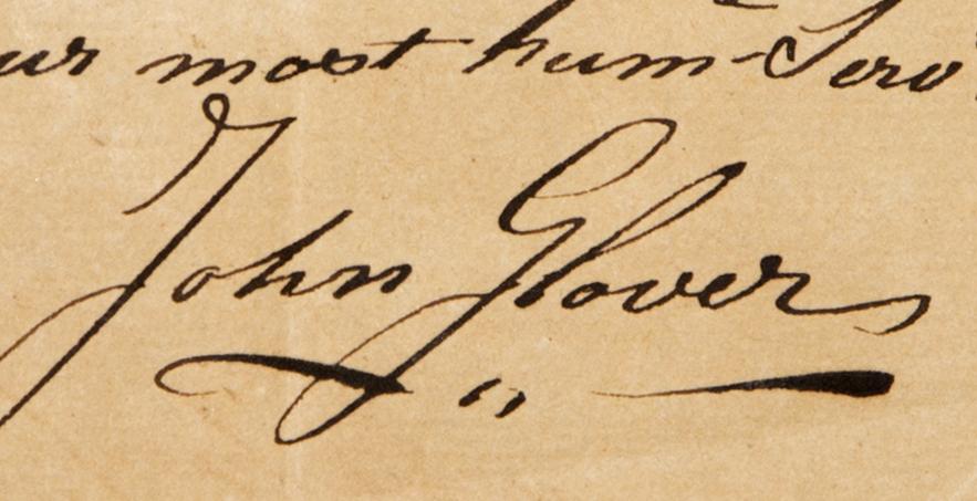 1962.0054 Letter Fragment Detail