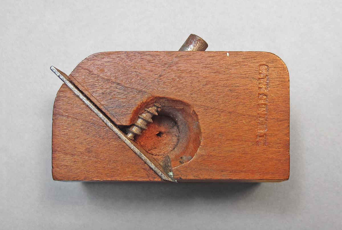 1962.0060, Rabbet plane, side 1