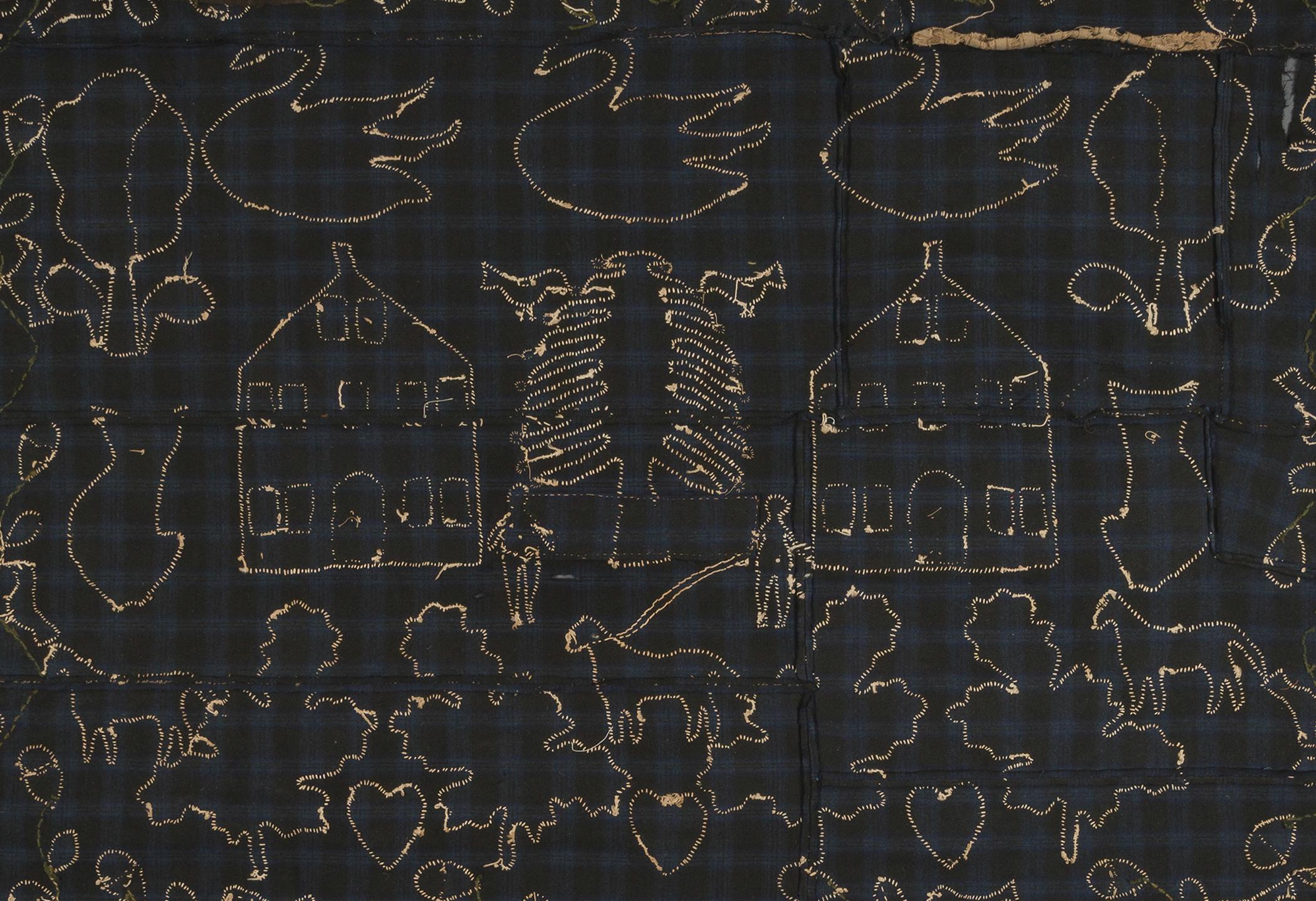1962.0063 Panel, reverse, detail 1