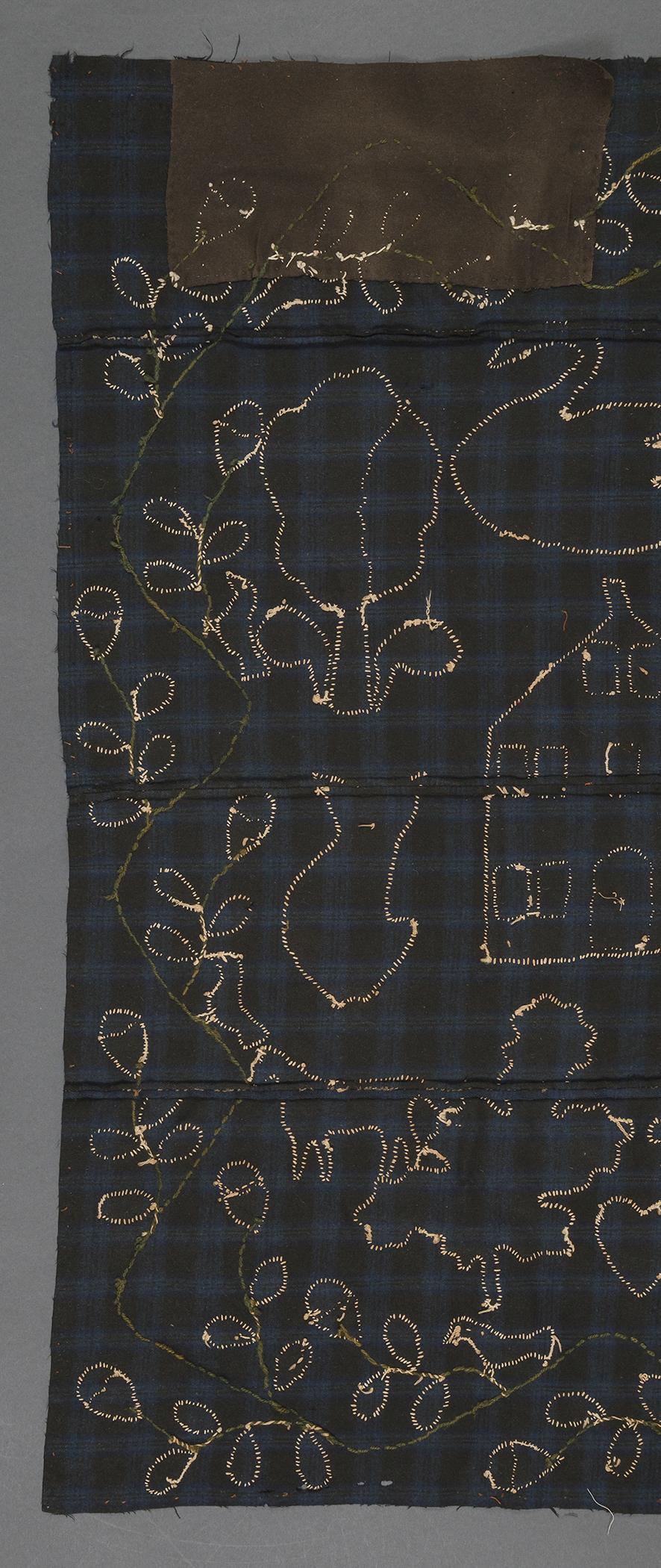 1962.0063 Panel, reverse, detail 2