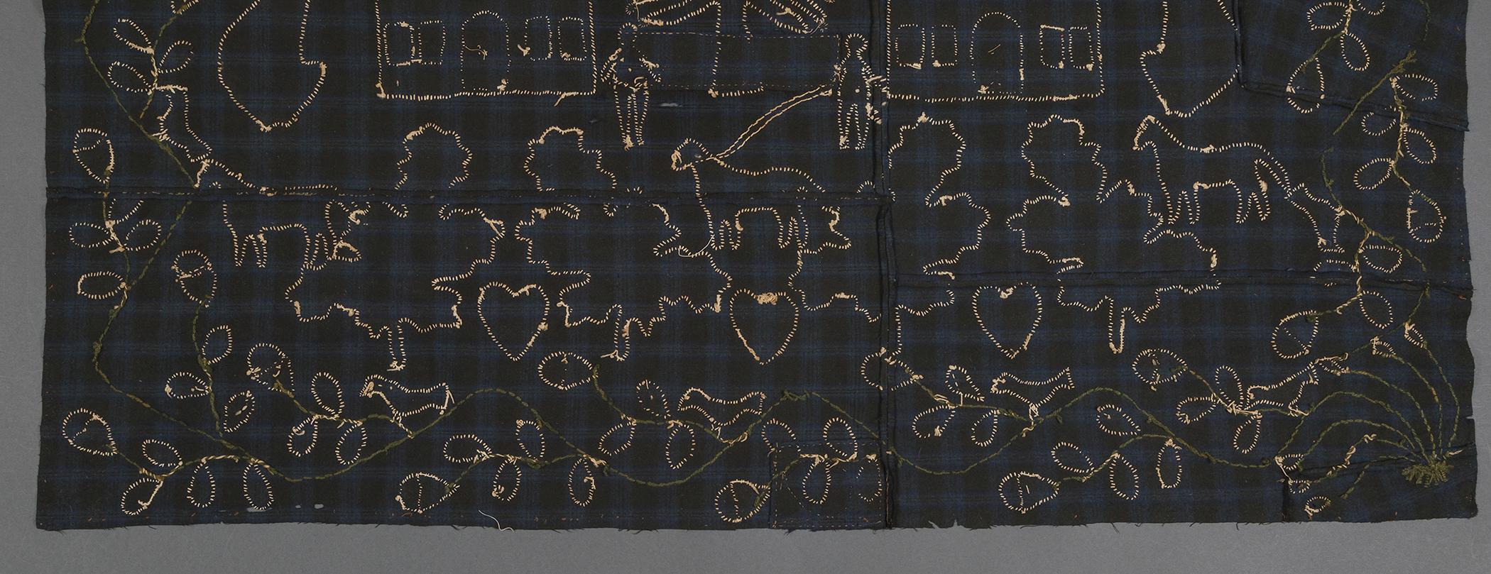 1962.0063 Panel, reverse, detail 10