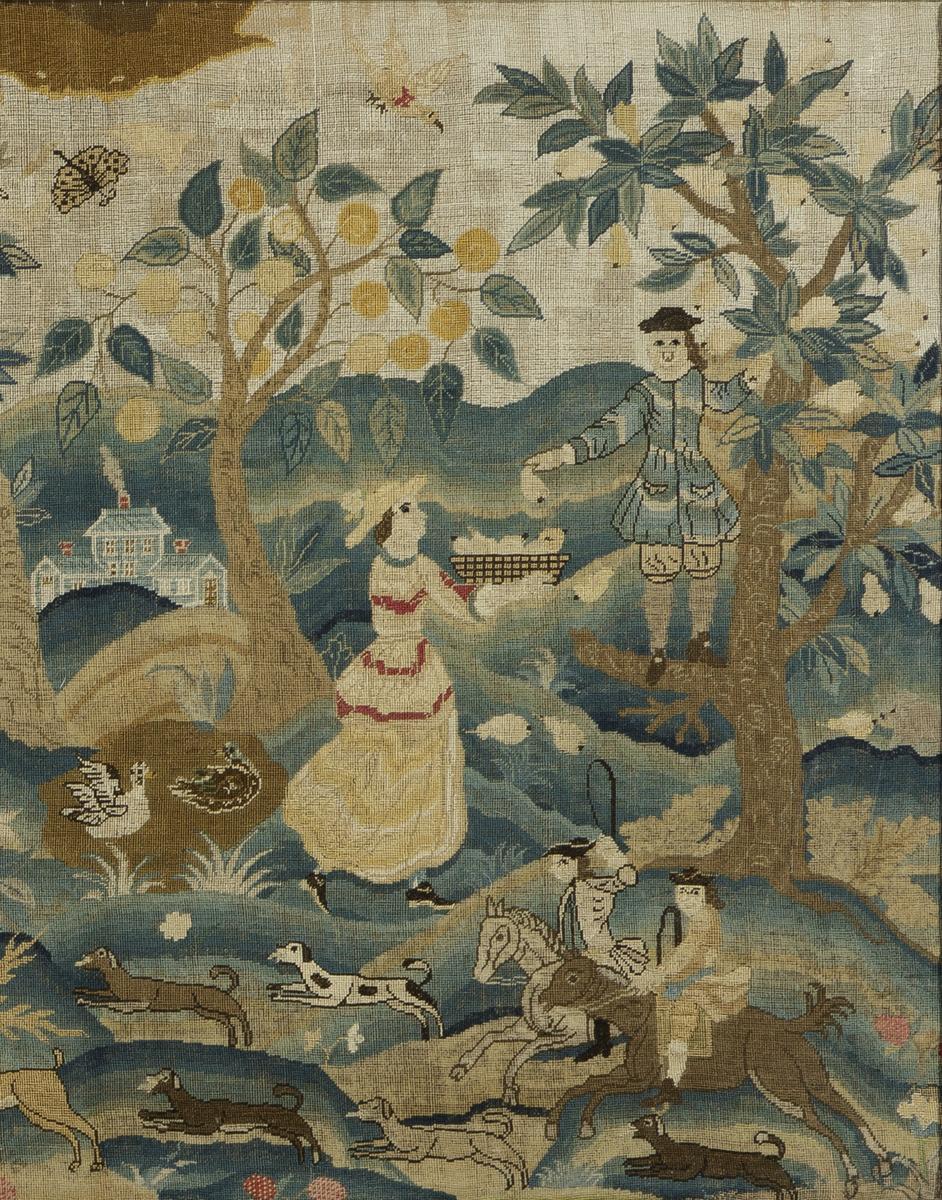 1962.0069 A Needlework Picture, Detail 3