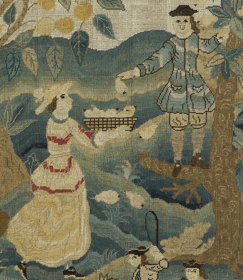 1962.0069 A Needlework Picture, Detail 7
