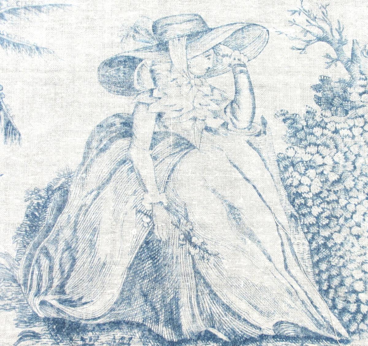 1962.0093.001 textile, printed detail 1