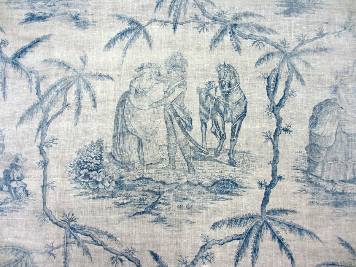 1962.0093.001 textile, printed detail 2