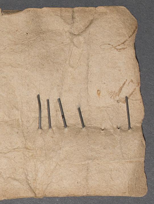 1962.0102 Pin Paper, Verso Detail