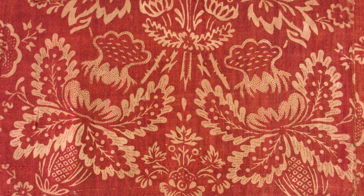 T1010 textile, printed design repeat