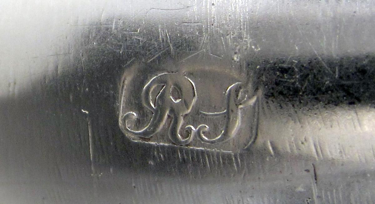 1955.0065.011 B Silver Candlestick Bobeche mark 2